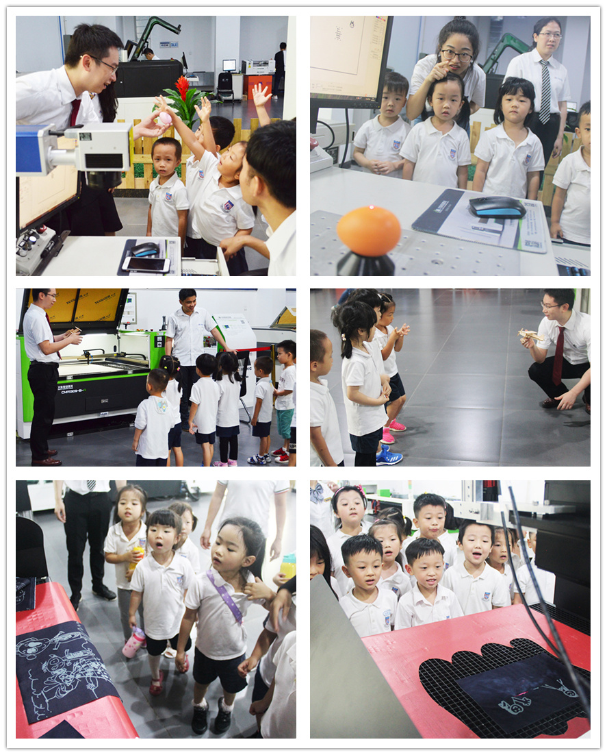 粵銘激光，大族粵銘激光，小朋友參觀，普林斯頓幼兒園