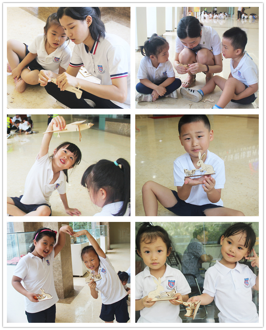 粵銘激光，普林斯頓幼兒園小朋友拼積木