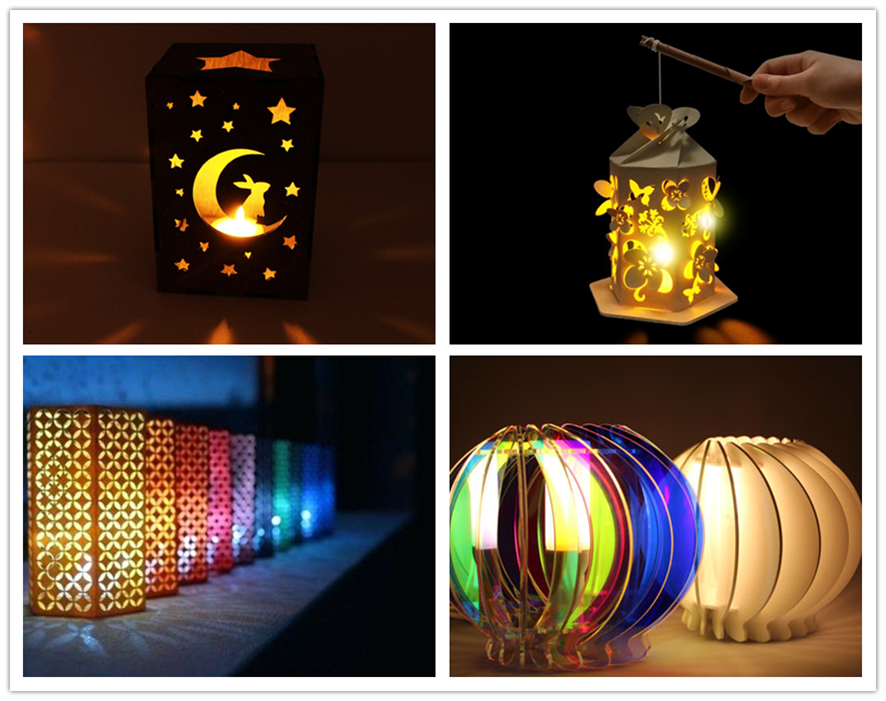 激光雕刻鏤空燈籠