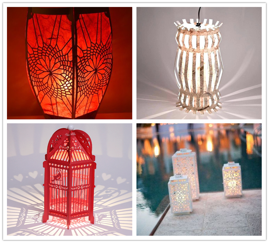 激光雕刻鏤空燈籠