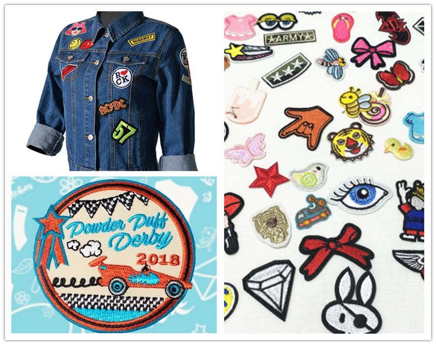 徽章服裝布貼補(bǔ)丁激光切割