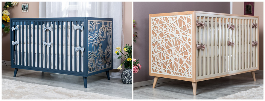 激光切割機(jī)加工嬰兒床