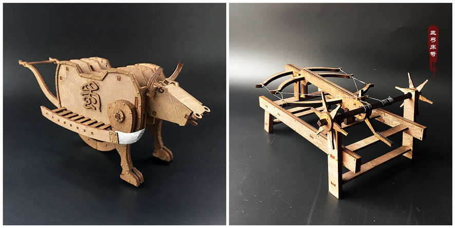 激光切割木質(zhì)古戰(zhàn)車,古戰(zhàn)車激光加工,古戰(zhàn)車激光切割工藝