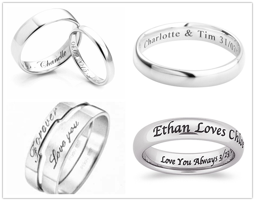 激光雕刻銀飾，激光雕刻戒指，激光雕刻首飾戒指