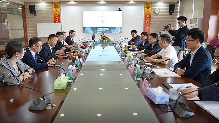 江蘇省睢寧縣委書記蘇偉同志一行蒞臨粵銘激光集團考察 推動粵銘集團睢寧智能制造生產(chǎn)中心建設(shè)等項目加速發(fā)展