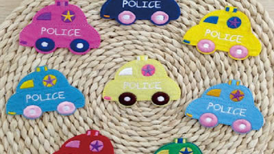 服裝標(biāo)簽激光切割樣品