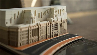 激光雕刻3D立體藝術便簽模型，還原歷史，實現創新融合