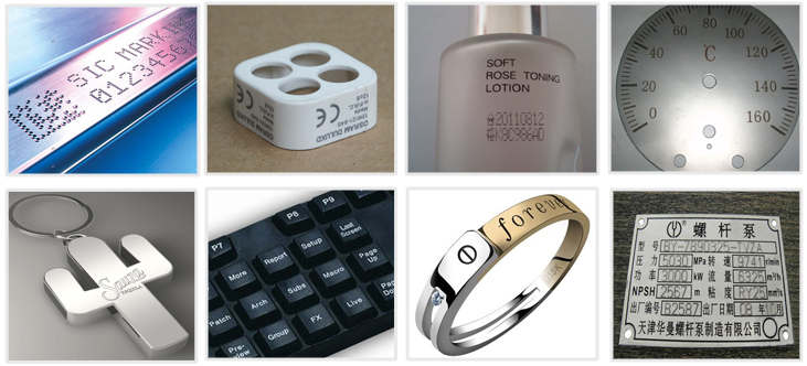 光纖激光打標(biāo)機(jī)樣品