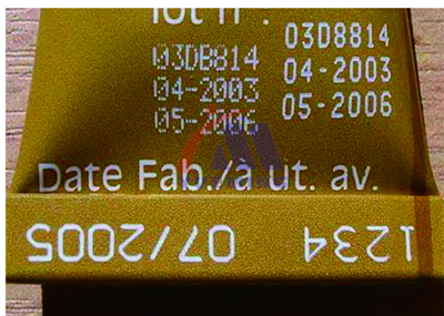 防偽激光打標(biāo)樣品