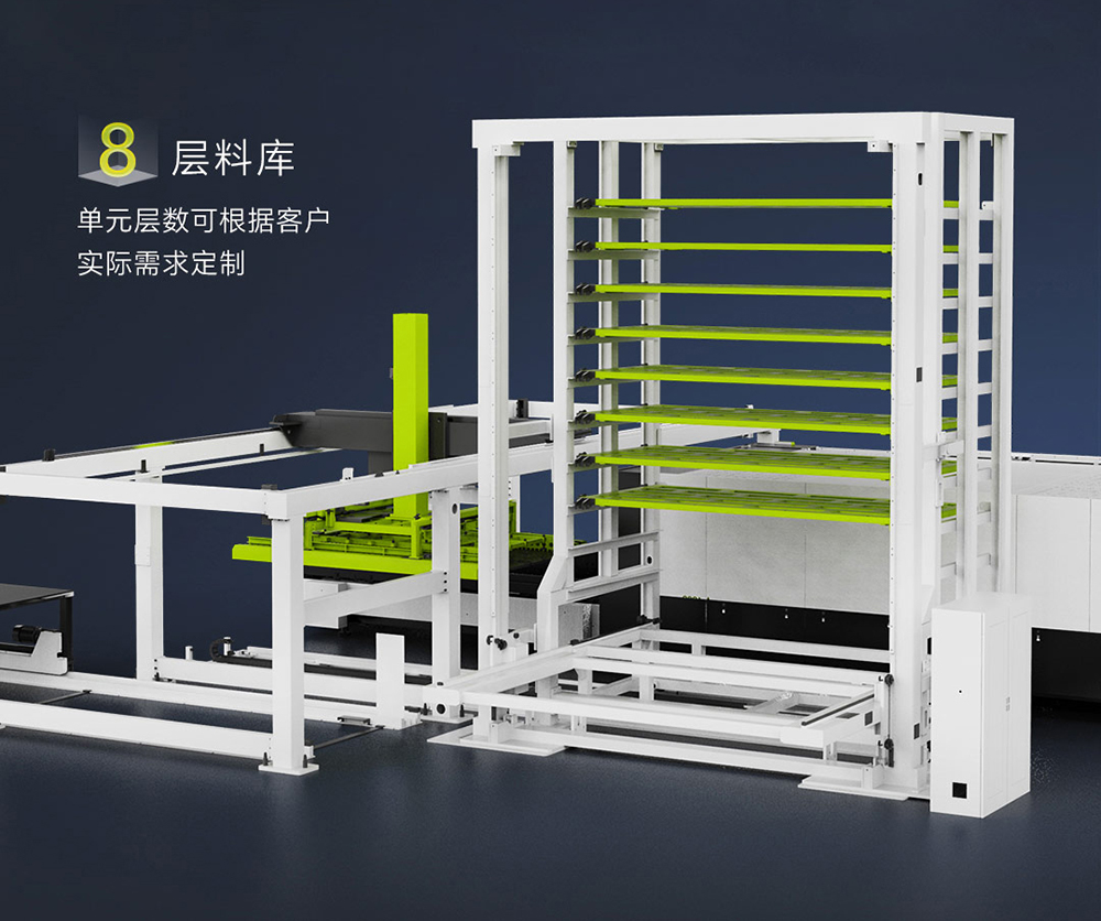 激光切割機(jī)全自動(dòng)上下料,全自動(dòng)上下料系統(tǒng)